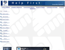 Tablet Screenshot of helpfirst.com.mx